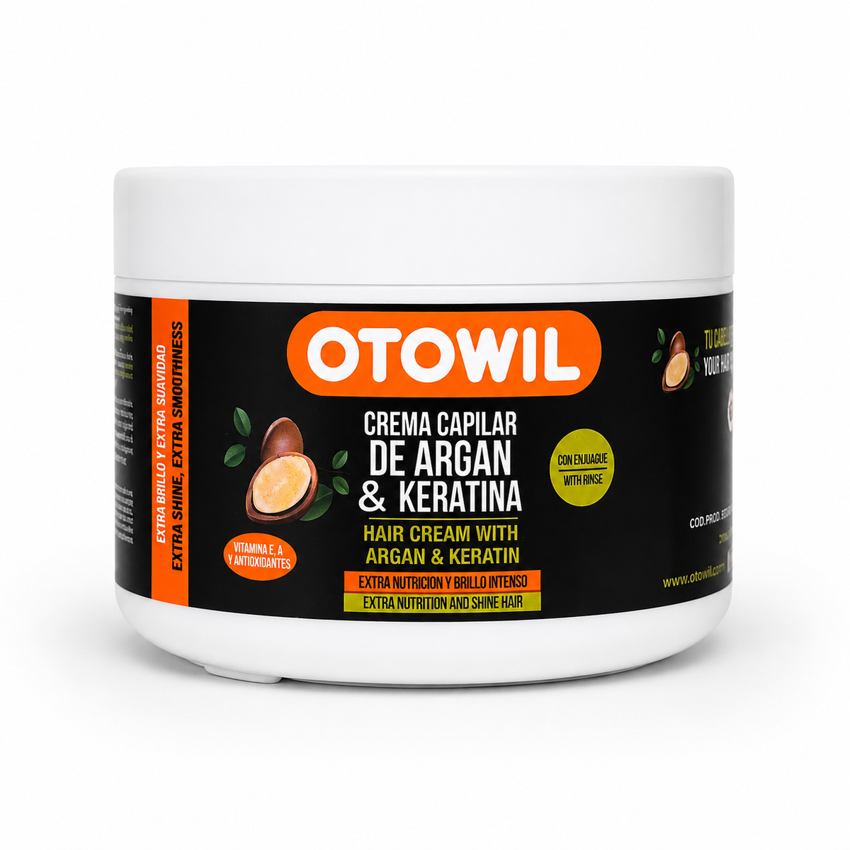 Mascarilla Capilar de Argán y Keratina 250g