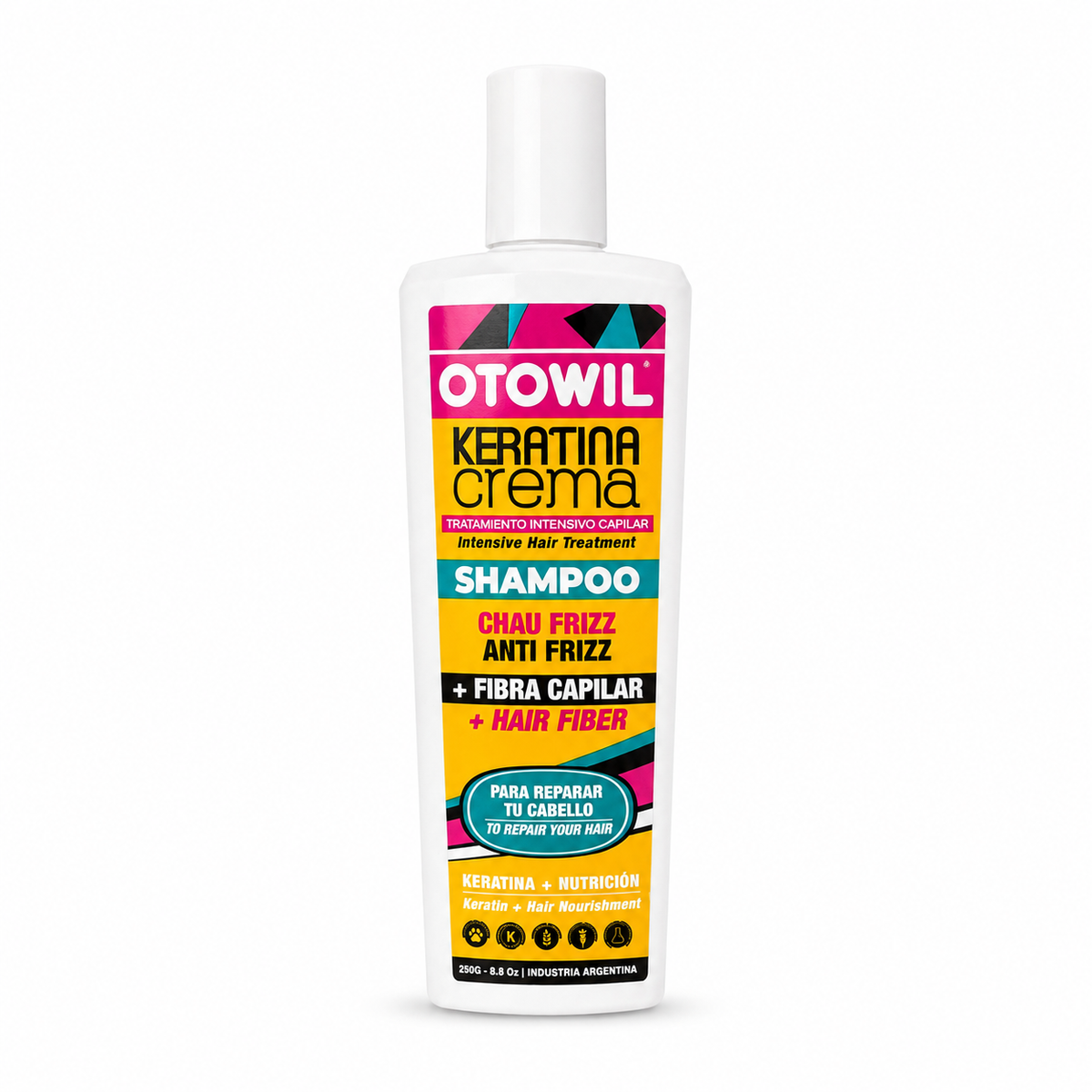 Keratina Crema Shampoo Reparador 250g