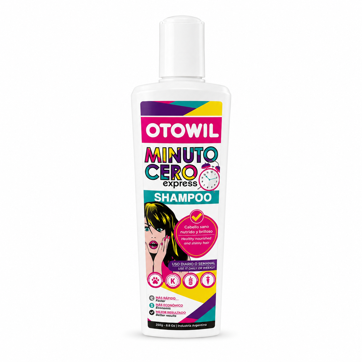 Minuto Cero Shampoo Reparación Express 250g